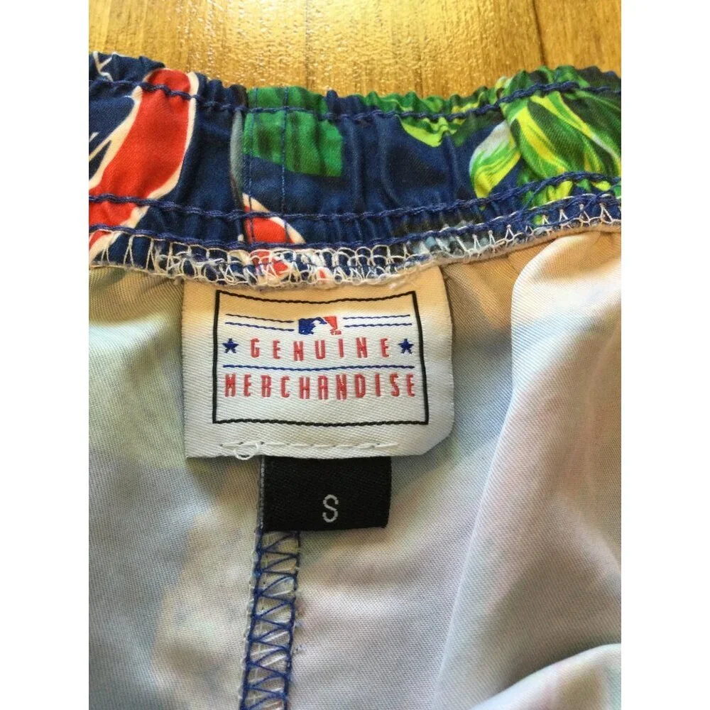 Chicago Cubs Hawaiian Style Swim Trunks Mens S Tropical Flamingo Pineapple Print